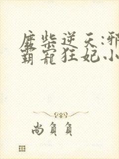 废柴逆天:邪王霸宠狂妃小说