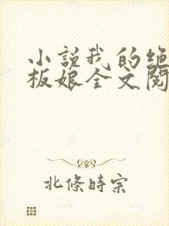 小说我的绝色老板娘全文阅读