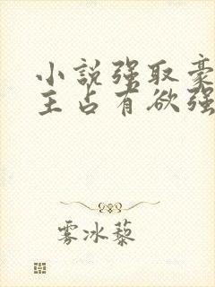 小说强取豪夺男主占有欲强封面