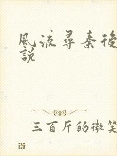 风流寻秦后宫小说封面