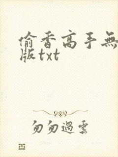 偷香高手无删减版txt