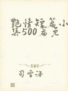 艳情短篇小说合集500篇免