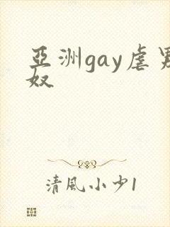 亚洲gay虐男奴