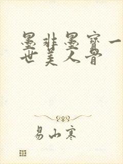 墨非墨宝一生一世美人骨