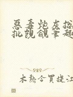 恶毒炮灰总被疯批觊觎笔趣阁