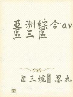 亚洲综合av二区三区