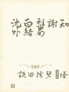 沈白梨谢知聿番外结局