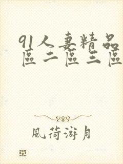 91人妻精品一区二区三区不卡