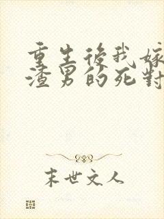 重生后我嫁给了渣男的死对头最新封面