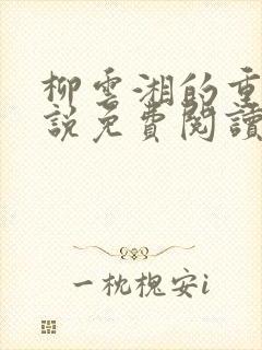 柳云湘的重生小说免费阅读无弹窗