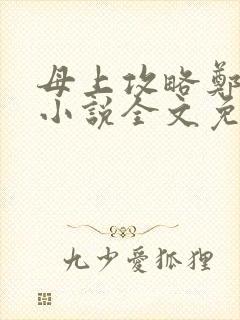 母上攻略郑怡云小说全文免费阅读封面