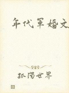 年代军婚文