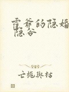 霍爷的隐婚罪妻 隐谷