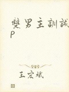 双男主训诫文sp