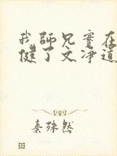 我师兄实在太稳健了文净道人结局