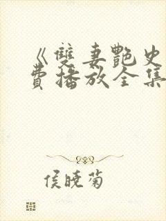 《双妻艳史》免费播放全集