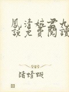 凤清婉君九渊小说免费阅读最新章节