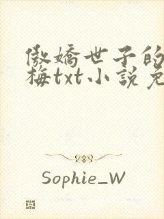 傲娇世子的小青梅txt小说免费阅读