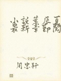 小说叶辰夏若雪最新章节阅读封面