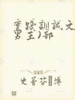 实践训诫文(双男主)部