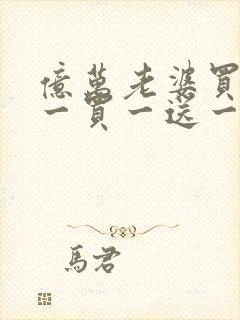 亿万老婆买一送一买一送一