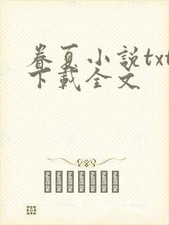 眷夏小说txt下载全文