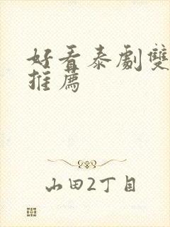 好看泰剧双男主推荐