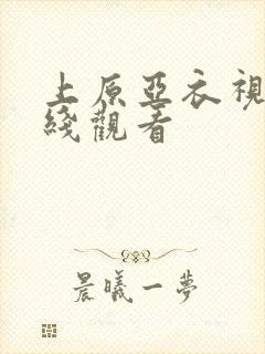 上原亚衣视频在线观看