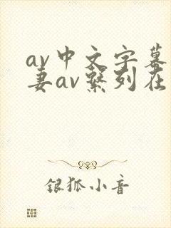 av中文字幕人妻av系列在线