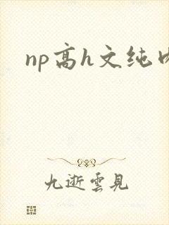 np高h文纯肉封面