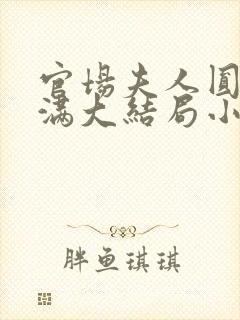 官场夫人圆润饱满大结局小说免费阅读