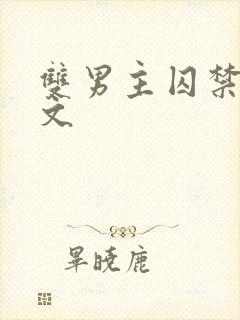 双男主囚禁强制文封面