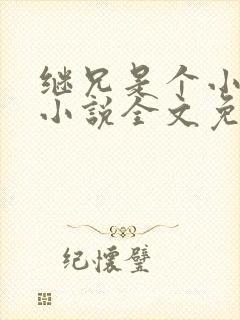 继兄是个小可怜小说全文免费阅读