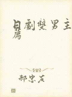 日剧双男主剧推荐封面