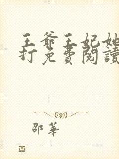 王爷王妃她很能打免费阅读