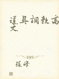 道具调教高h污文