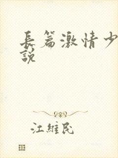 长篇激情少妇小说