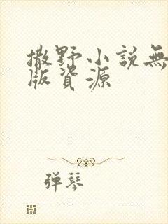 撒野小说无删减版资源