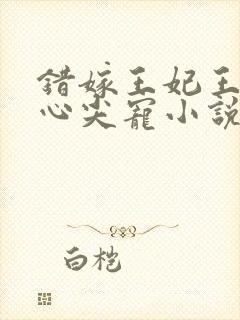 错嫁王妃王爷的心尖宠小说