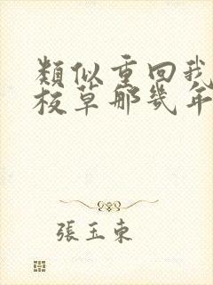 类似重回我爸当校草那几年封面