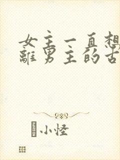 女主一直想要逃离男主的古言