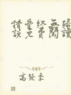 错爱终无归途小说免费阅读