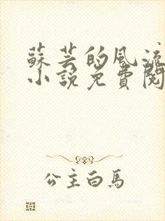 苏芸的风流人生小说免费阅读全文无弹窗