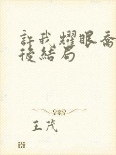 许我耀眼乔琳最后结局