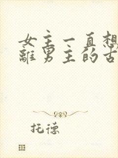 女主一直想要逃离男主的古言