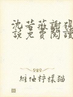 沈若薇谢砚州小说免费阅读最新章节封面