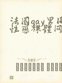 法国gay男同性恋裸体网址