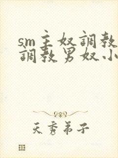 sm主奴调教:调教男奴小说