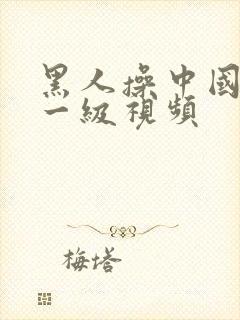 黑人操中国女人一级视频