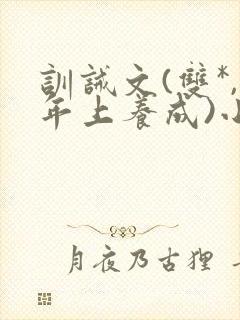 训诫文(双*,年上养成)小说